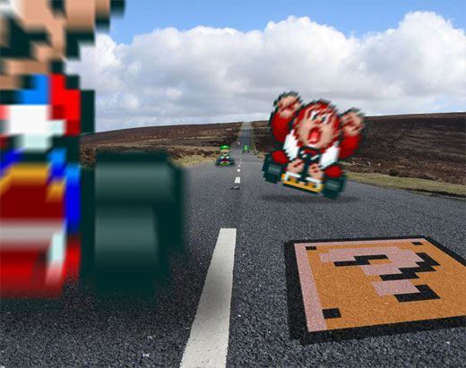 On fait la course avec Mario Kart ?