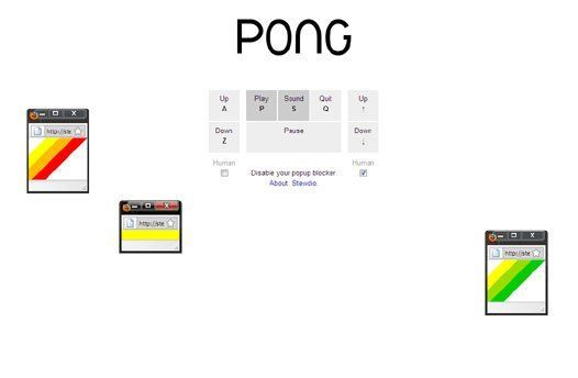Jouez à Pong avec un simple navigateur web