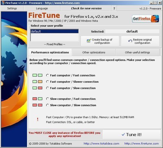 Accélérez Firefox et surfez 2 fois plus vite #3