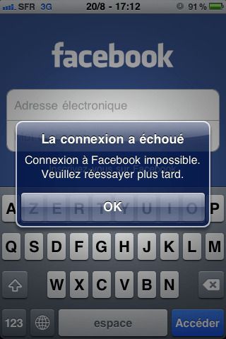 Ne faites pas la mise à jour de l’application Facebook sur les iPhones jailbreakés