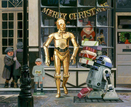 28 cartes de vœux Star Wars pour fêter Noël 2023