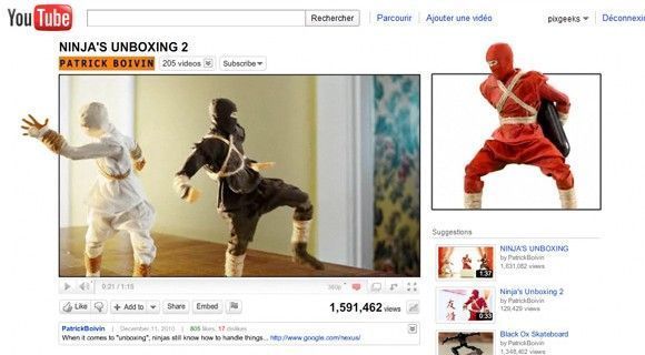 Comment mettre le boxon sur une page YouTube avec Ninja's unboxing 2