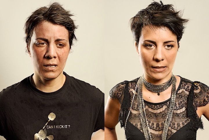 Des photos de joggeurs avant et après l'effort #5