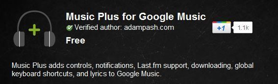 2 extensions indispensables pour Google Music