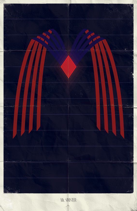 56 posters minimalistes Marvel : X-Men / Avengers / Daredevil / Spider-Man #46