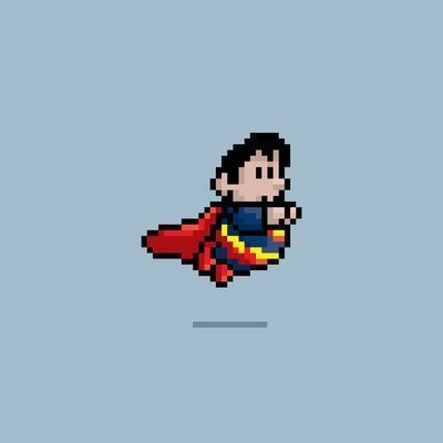 11 Super-héros Marvel et DC version 8 bit par Jesus Castañeda