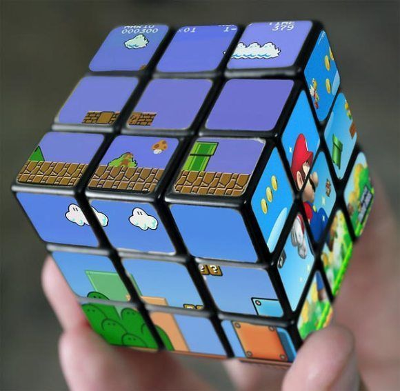 Quand Mario se met aux Rubik’s Cubes