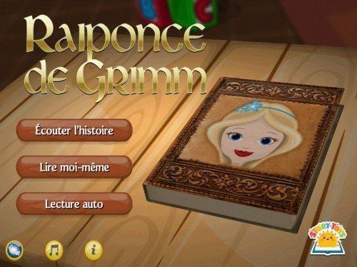 Raiponce de Grimm : un livre interactif sur iPad pour les enfants