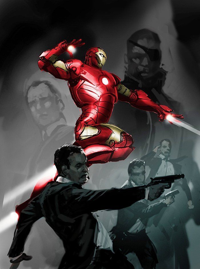 29 tableaux d'Iron Man, Captain America et Avengers par Ryan Meinerding #18