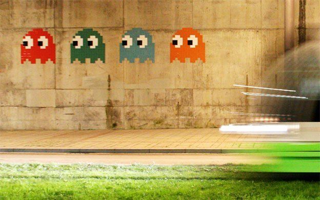 Pac-man : tour du monde en 80 street art #15