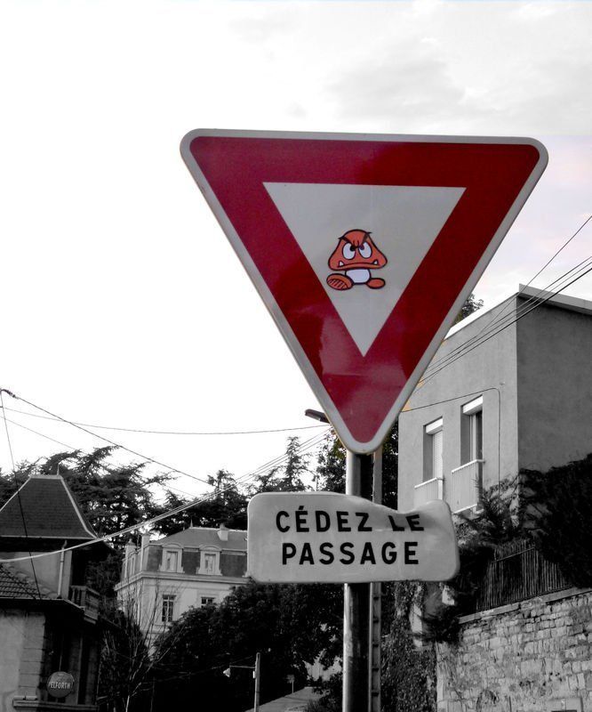 40 détournements Street Art de panneaux de signalisation #37