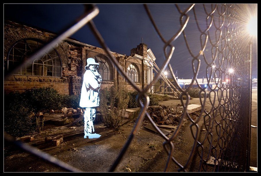 Street Art : Des fantômes en Lightpainting #16