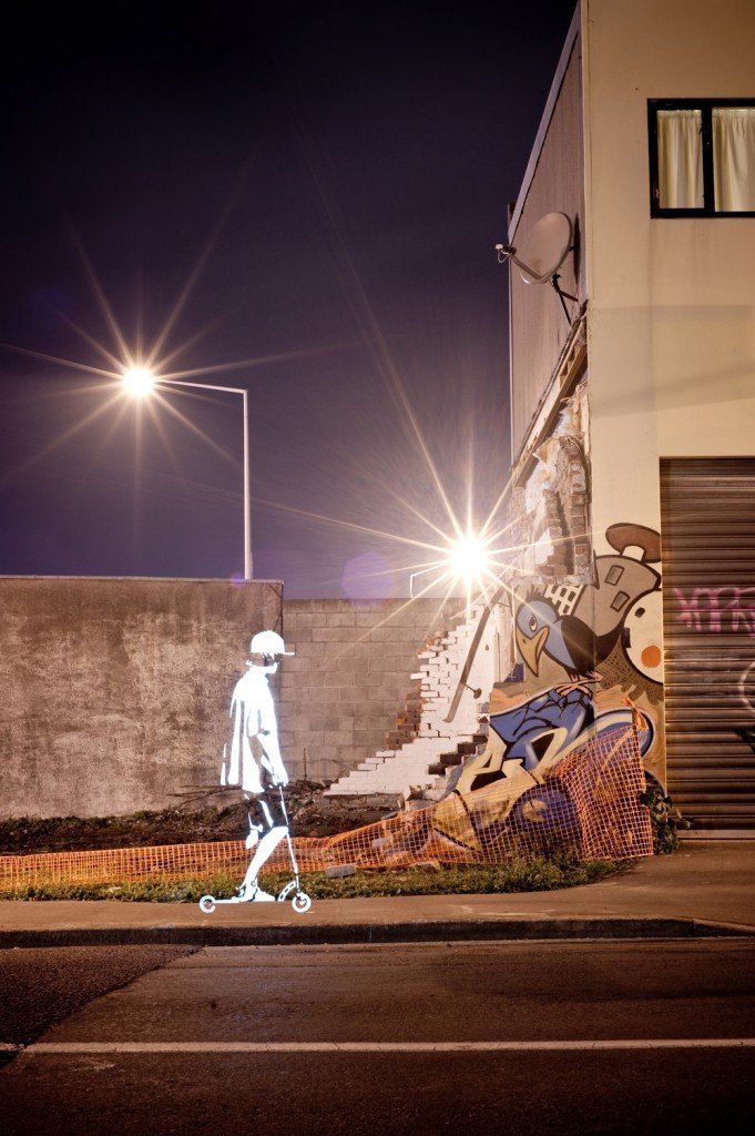 Street Art : Des fantômes en Lightpainting #20
