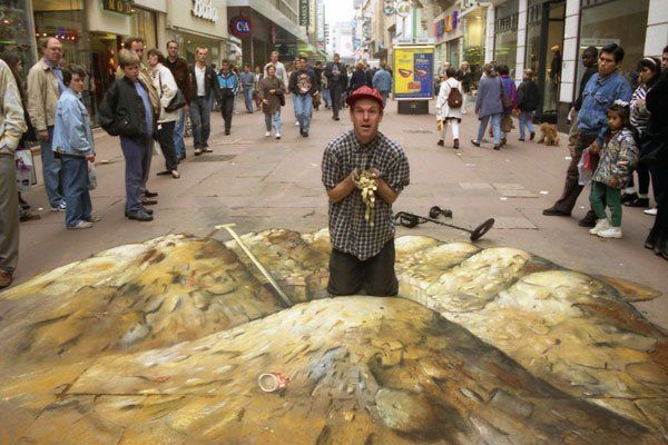 Street Art : Les incroyables fresques en trompe l'oeil de Julian Beever #28