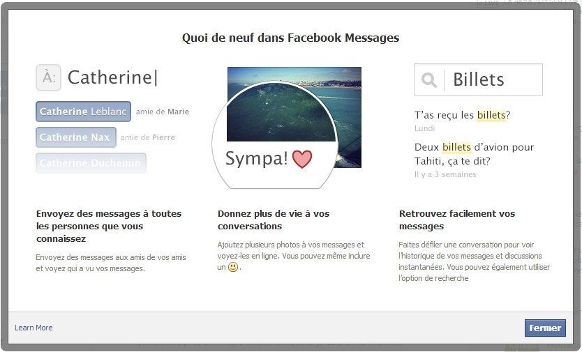 Facebook réinvente enfin sa messagerie avec Facebook Messenger #2