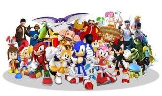 Quand Sonic fait la course avec d'autres héros de jeux vidéos