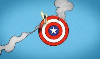 Une animation avec des logos de Super-héros pour le 80ème anniversaire de Marvel