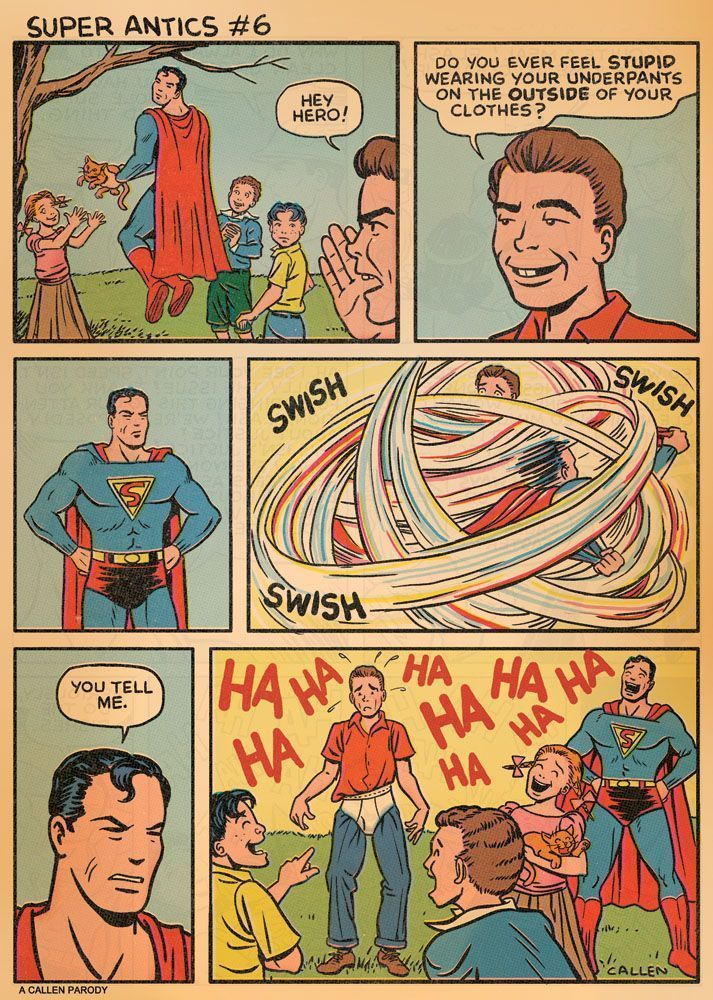 Super Antics : une parodie de Superman plus vraie que nature #8