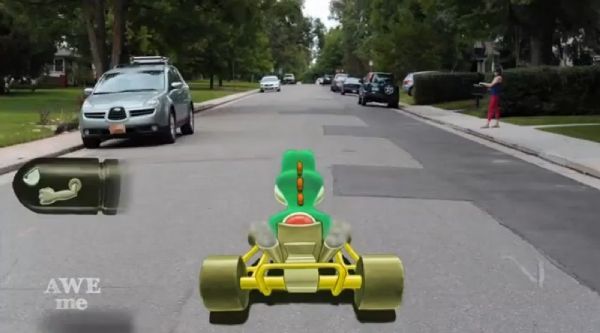 Mario Kart en Stop Motion à la craie et en 3D