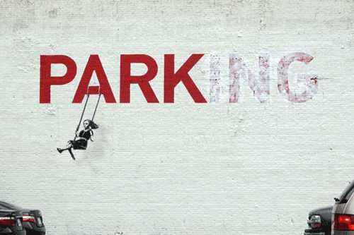 Street Art : les œuvres de Banksy prennent vie en GIF animés #8