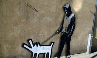 Street Art : les œuvres de Banksy prennent vie en GIF animés