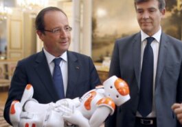 Arnaud Montebourg soutient la robotique Française