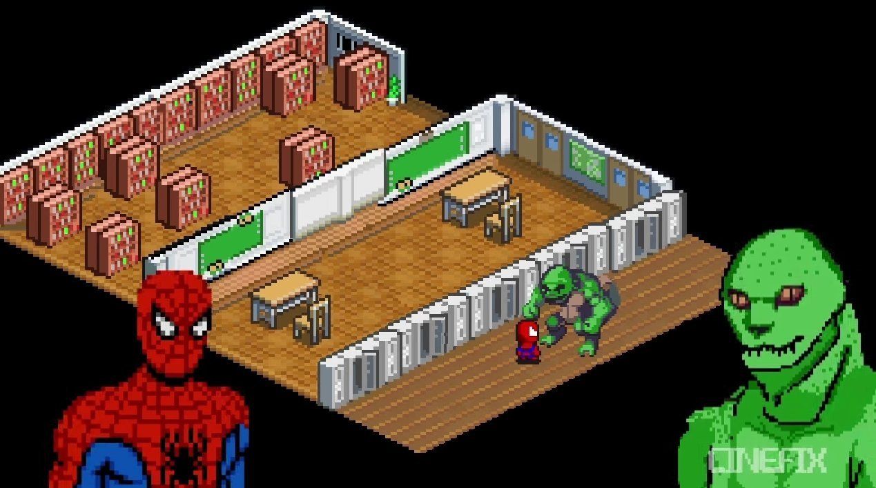 The Amazing Spiderman en version 8 bit