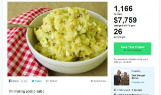 Il récolte 50 000$ sur KickStarter pour faire une salade de patates