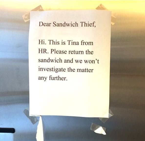 Un dangereux voleur de sandwich en liberté #8