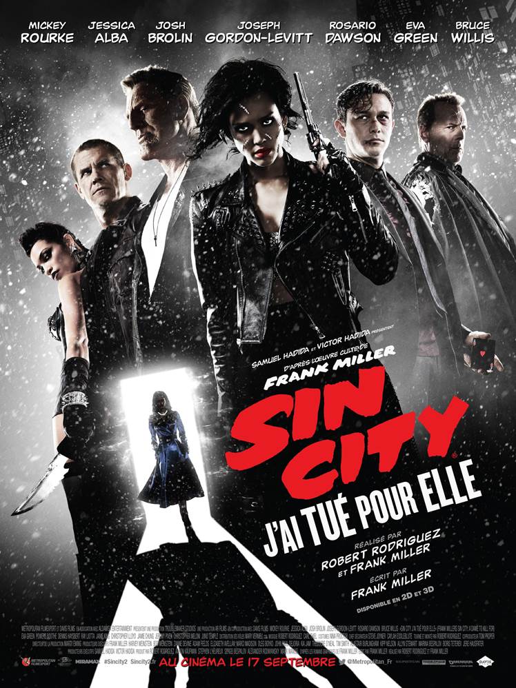 Critique Sin City 2 : rythmé, stylé, violent, en un mot jouissif !