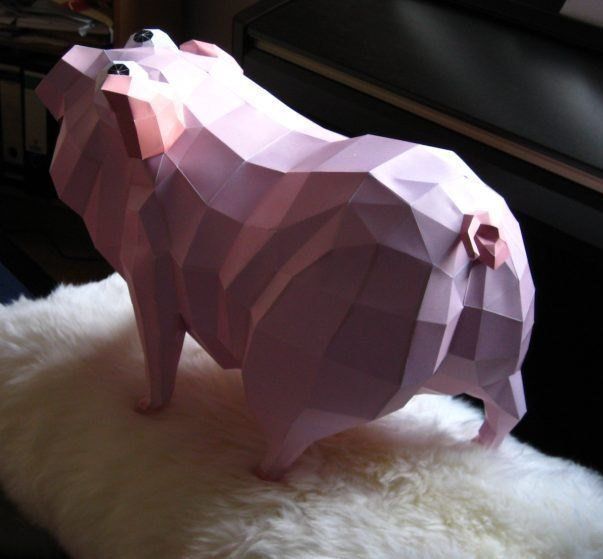 Paper Wolf : de magnifiques animaux en papier à monter soi-même #9