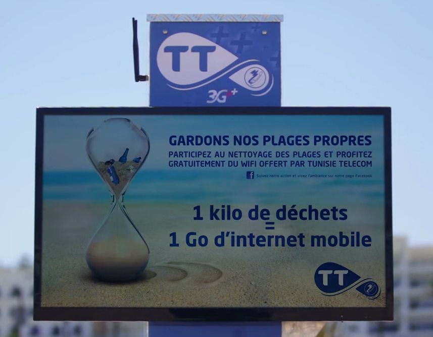 Du Wifi gratuit sur les plages si vous jetez vos ordures