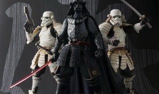 Des figurines Star Wars en version Samuraïs