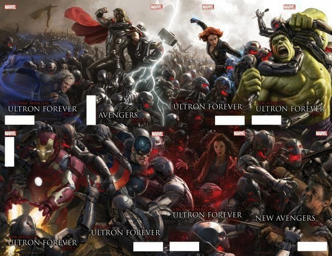 8 Variant Covers Avengers : l’Ère d'Ultron #2