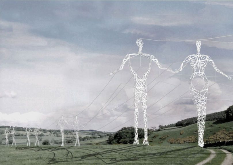 Quand les pylônes électriques deviennent œuvres d'art #3