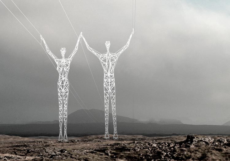 Quand les pylônes électriques deviennent œuvres d'art #2