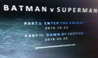 Batman v Superman serait séparé en deux films et sortirait dès 2015