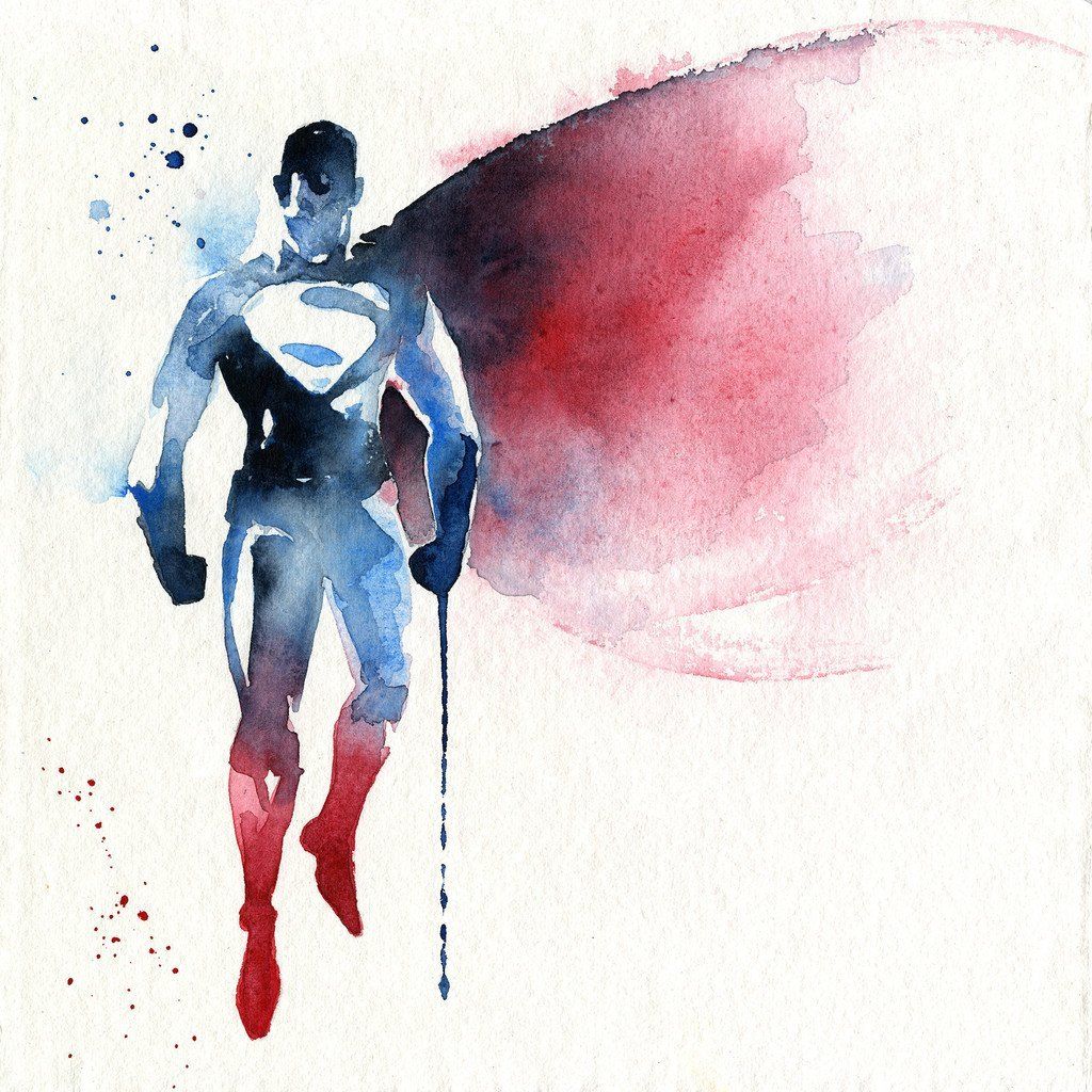 50 fabuleux portraits de Super Héros à l'aquarelle #5
