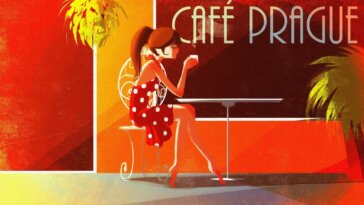 Cafe Prague -Concept Art - Photoshop - Julia Lullaby