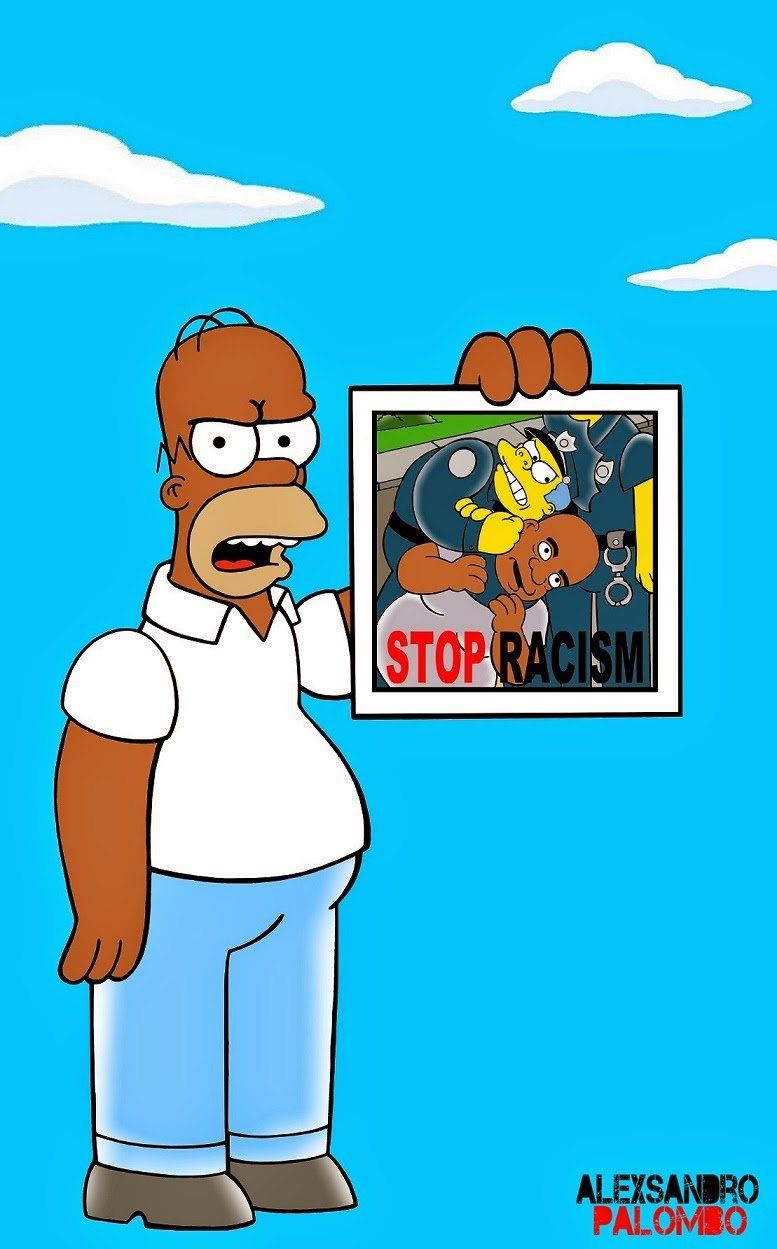 Un violent détournement des Simpsons pour lutter contre les exécutions policières #12