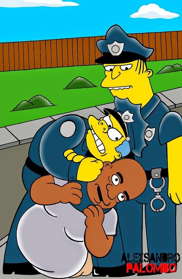 Un violent détournement des Simpsons pour lutter contre les exécutions policières #11