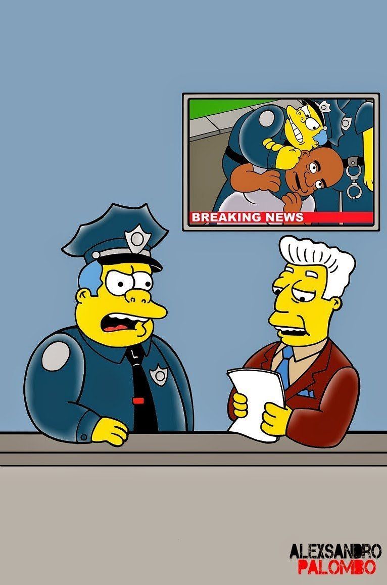 Un violent détournement des Simpsons pour lutter contre les exécutions policières #10