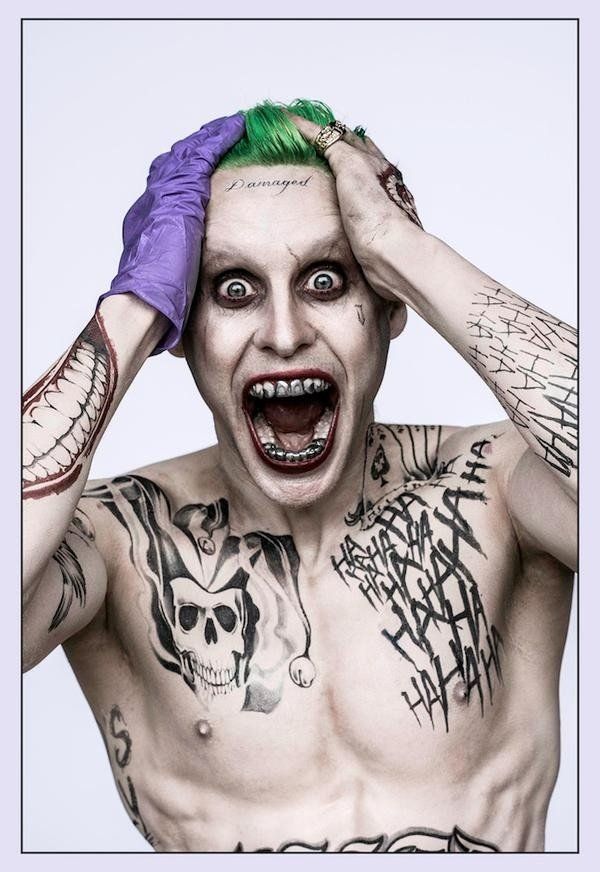 Jared Leto : une 1ère photo en Joker destroy et tatoué