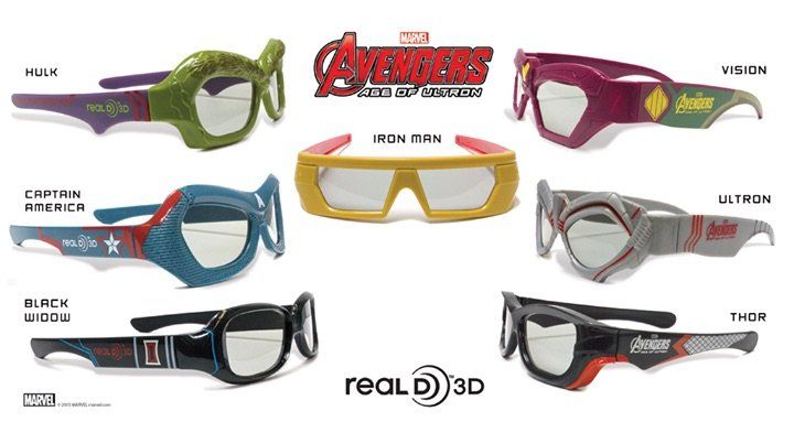 Des lunettes 3D a l’effigie des Vengeurs pour Avengers 2 #2