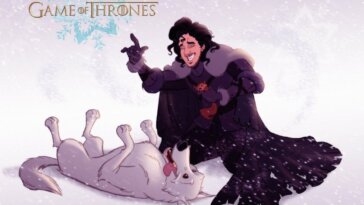 Disney Jon Snow Game of Thrones by Fernando Mendonça