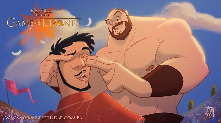 Les personnages de Game of Thrones à la sauce Disney #8