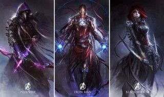 Les Avengers en mode Heroic Fantasy