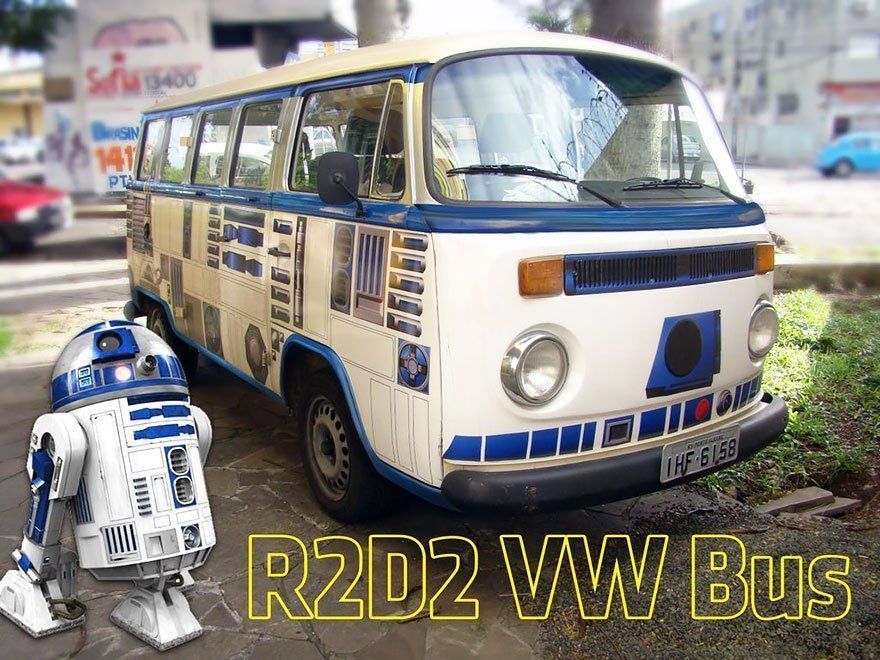 Il fabrique un Van Volkswagen R2-D2