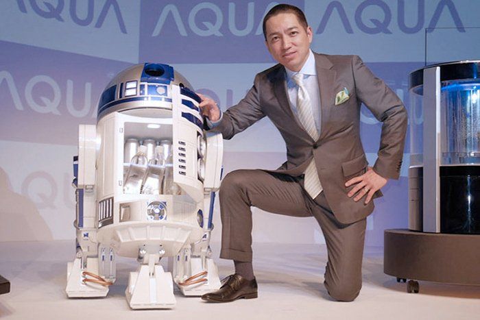 Un frigo R2-D2 qui vous amène vos canettes fraîches