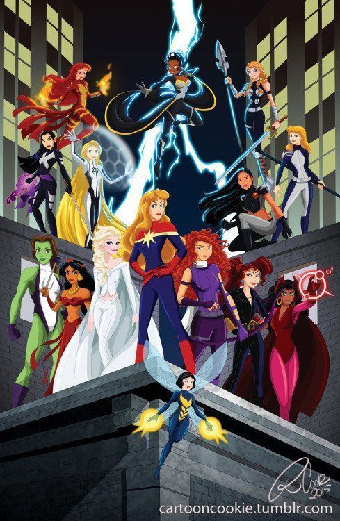 Quand les personnages Disney se déguisent en super-héros Marvel #8